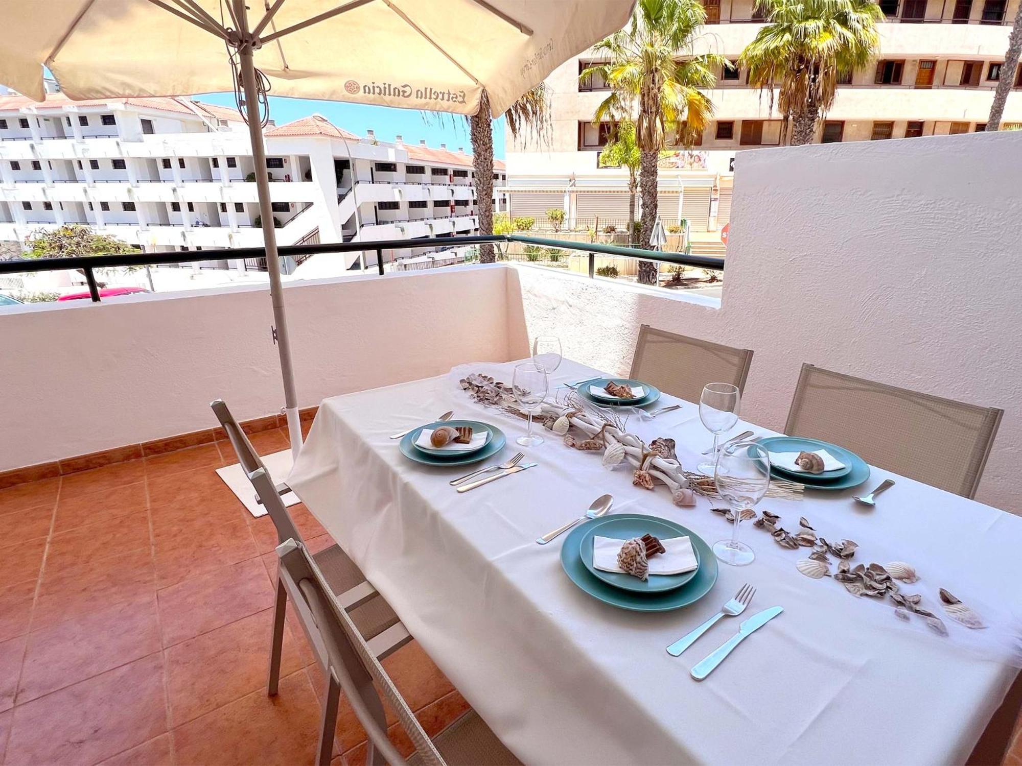 Encantador Apartamento Con Terraza, Los Cristianos ロスクリスティアーノス エクステリア 写真