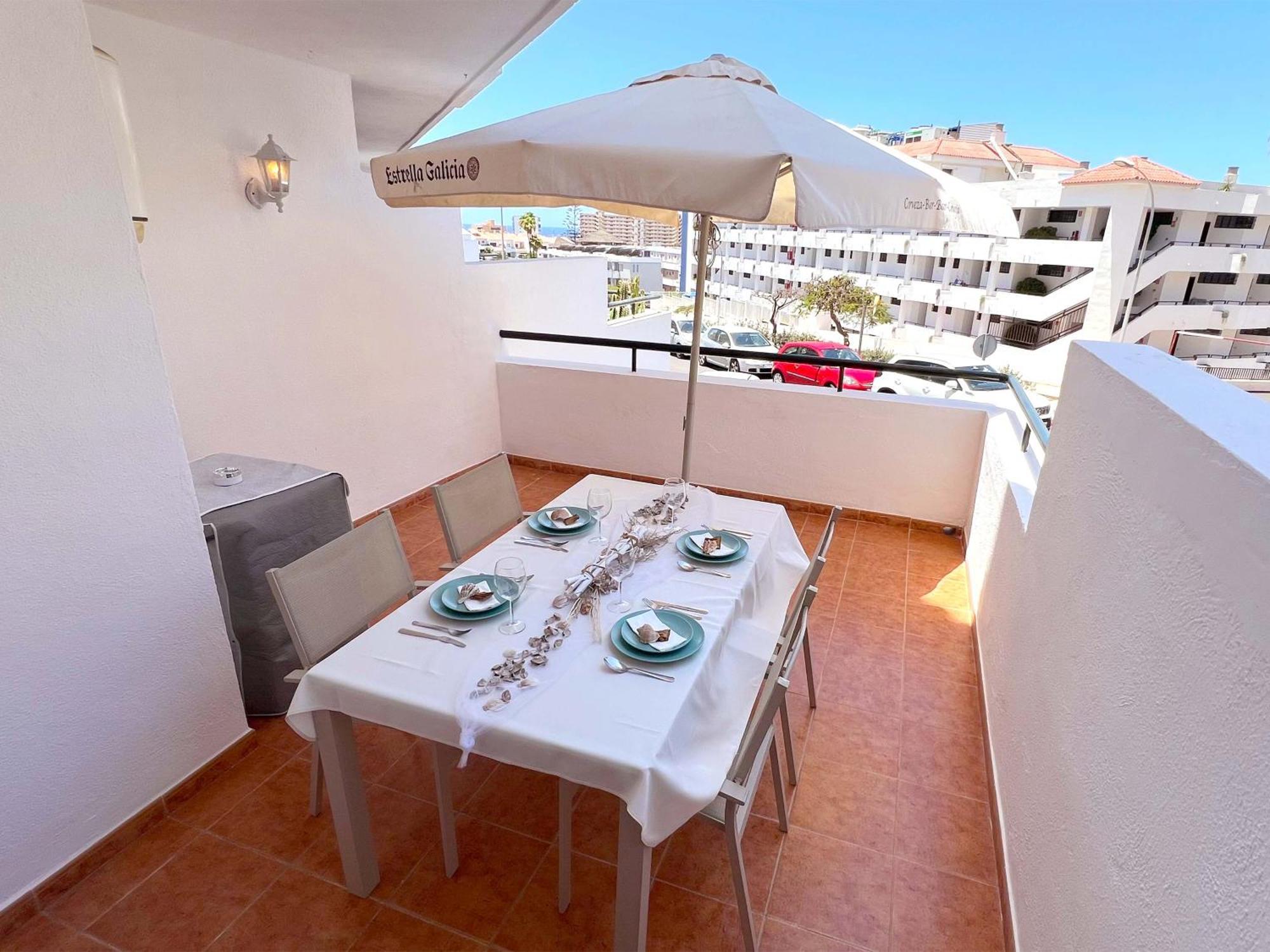 Encantador Apartamento Con Terraza, Los Cristianos ロスクリスティアーノス エクステリア 写真